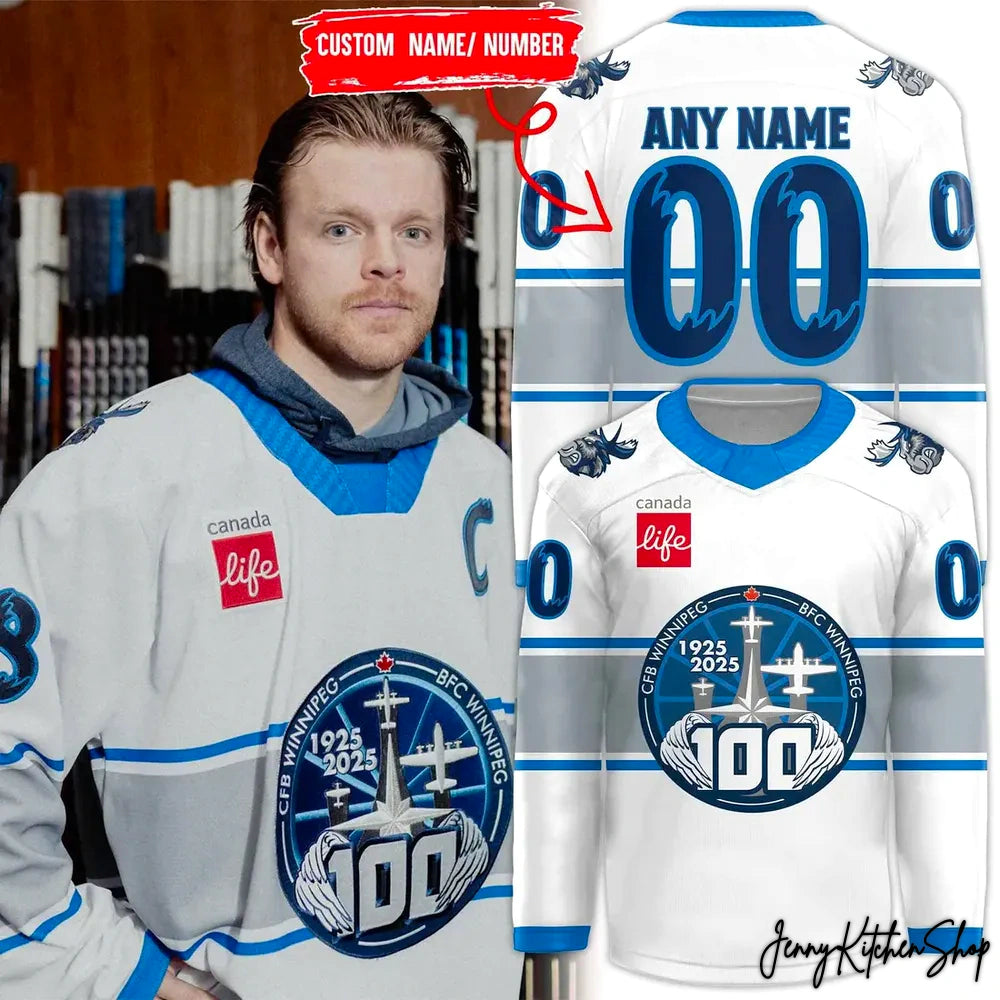 Manitoba Moose 100th Anniversary 2025 Hockey Jersey