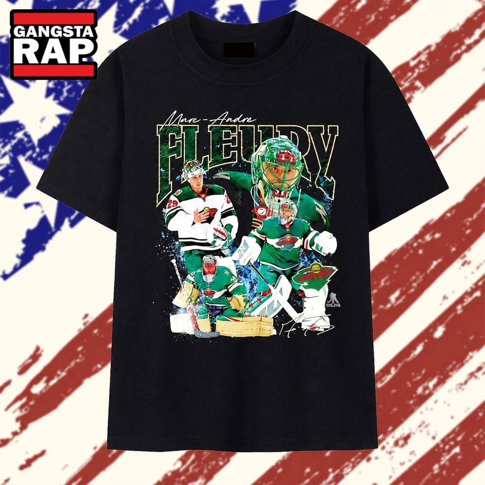 Marc Andre Fleury Minnesota Wild Signature T Shirt