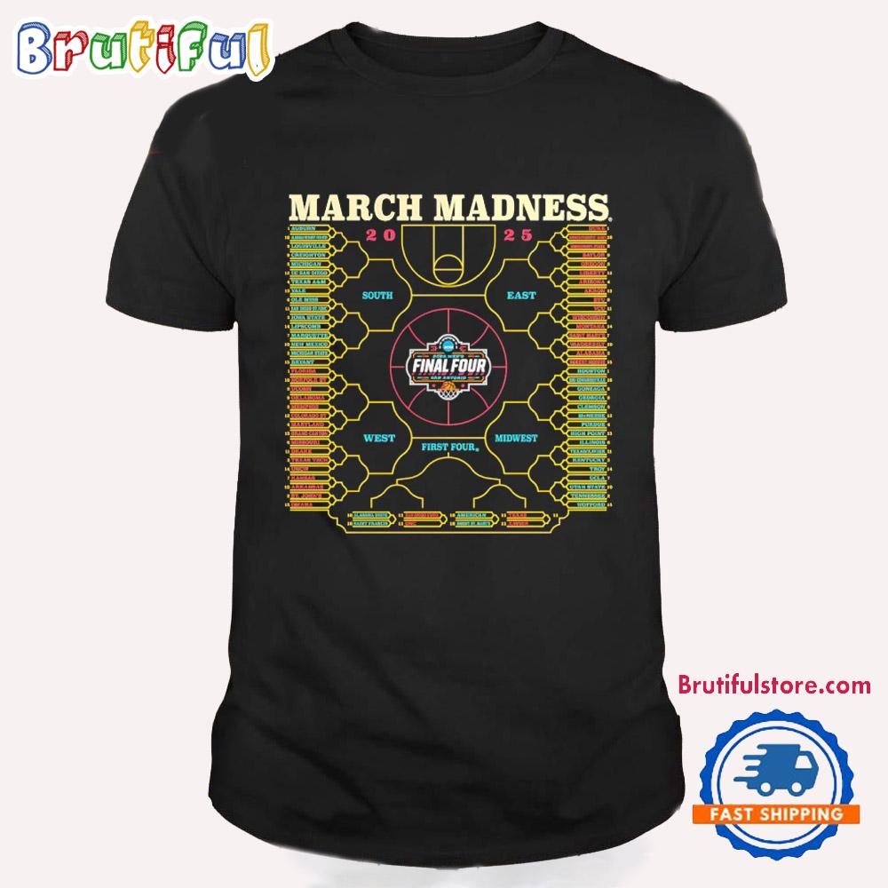 March Madness Final Four 2025 NCAA Men’s Basketball Tournament T Shirt