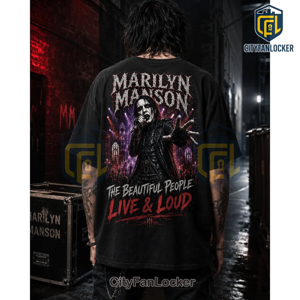 Marilyn Manson Beautiful Nightmare T-Shirt Limited Edition
