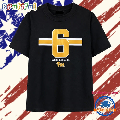 Mason Heintschel Pitt Panthers number 6 jersey T Shirt