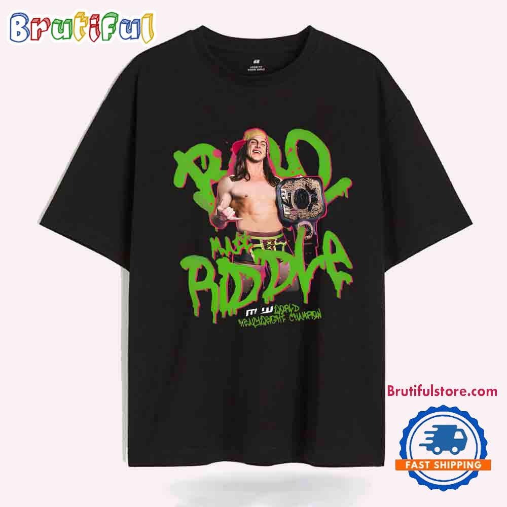 Matt Riddle World Heavyweight Champion Major League Wrestling T-Shirt