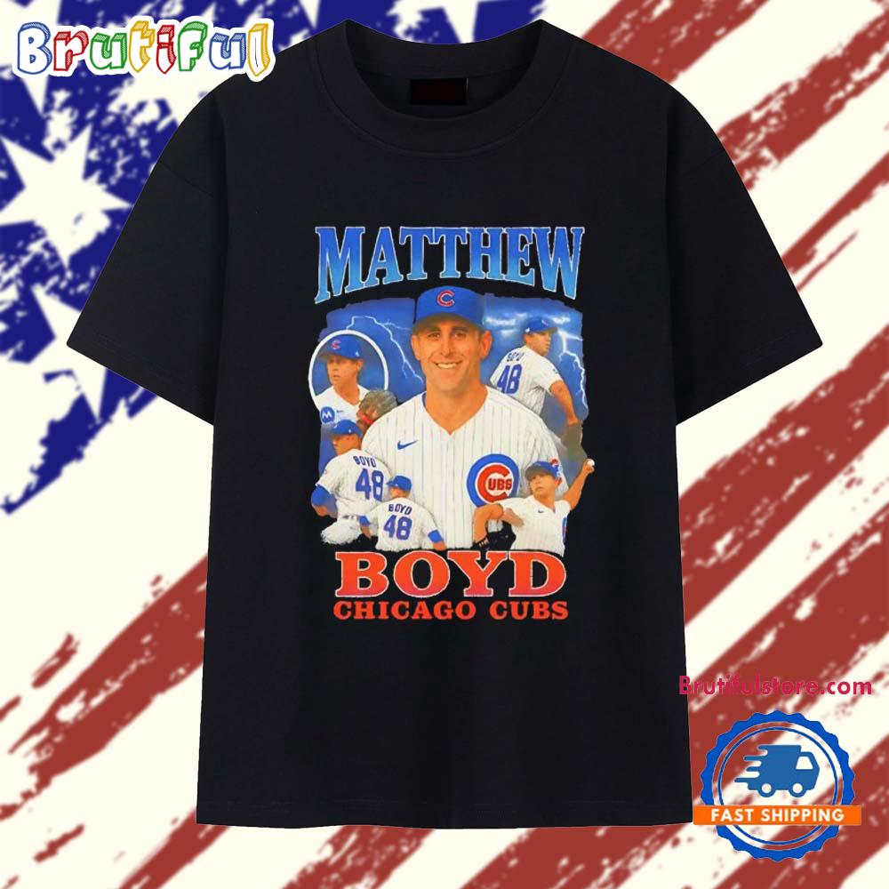Matthew Boyd Chicago Cubs Player Collage T Shirt