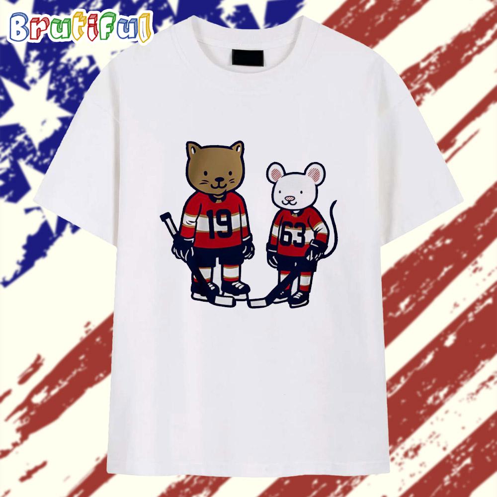 Matthew Tkachuk and Brad Marchand Florida Panthers Cat and Rat T Shirt