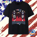 Maye And Brady Patriots Graphic Signature 2025 T Shirt