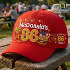 McDonald’s 86th Anniversary Red Baseball Cap