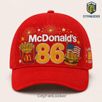 McDonald’s 86th Anniversary Red Baseball Cap