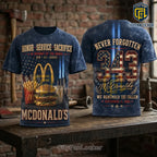 McDonalds 9/11 Tribute 343 Fallen Heroes T-Shirt