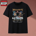 Megadeth 44 Years 1983 2027 Band Signatures Heavy Metal T Shirt, Music 2D Shirt