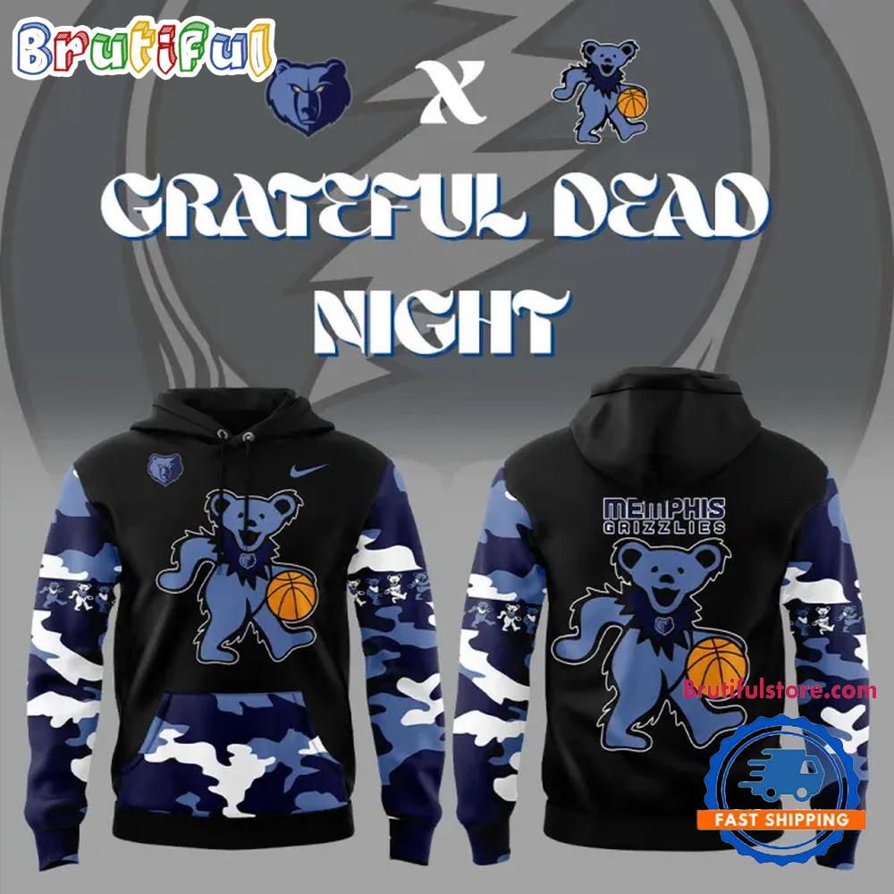 Memphis Tigers x Grateful Dead Night New Hoodie T-Shirt