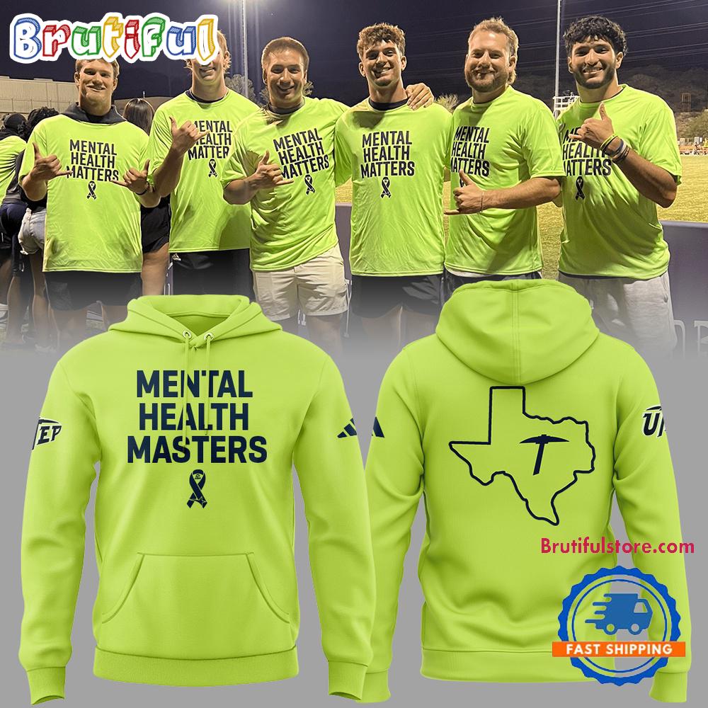 Mental Health Matters at UTEP Maps 2025 Hoodie