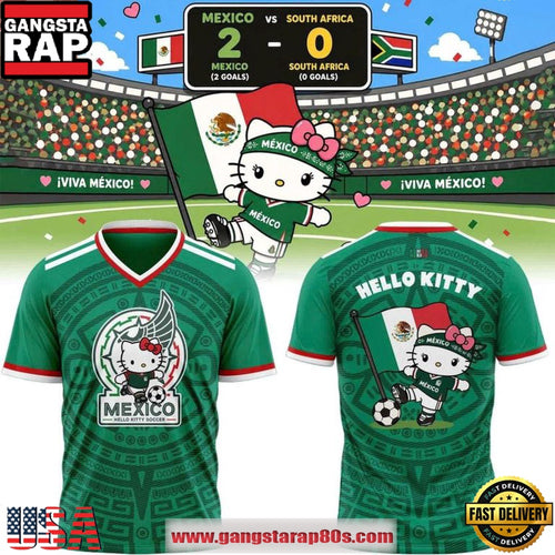 Mexico Soccer x Hello Kitty Night FIFA World Cup 2026 T Shirt