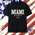 Miami Baseball Miami Wordmark & Logo T Shirt