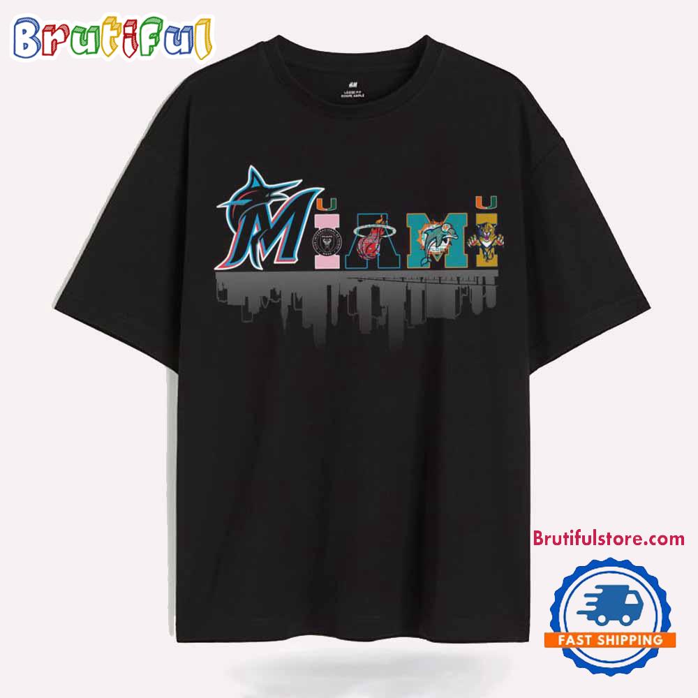 Miami City Sport Team 2025 T Shirt