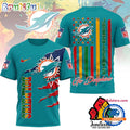 Miami Dolphins 2026 NFL Juneteenth Freedom Limited Edition 3D Shirt