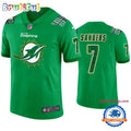 Miami Dolphins #7 Jason Sanders Jersey St. Patricks Day Kelly Green Lucky Football Jersey
