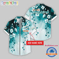Miami Dolphins Flower Pattern Trendy Summer Button Hawaii Shirt