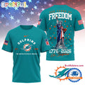 Miami Dolphins NFL 250 Years of American Freedom Limited Edition 3D Shirt