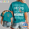 Miami Dolphins NFL All Day Nurse All Night Unisex 3D Shirt