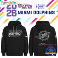 Miami Dolphins NFL Crucial Catch 2026 Limited Edition Black Hoodie Shirt