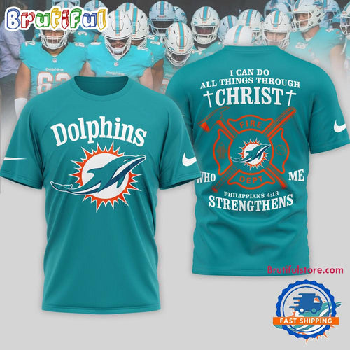 Miami Dolphins NFL Faith & Gridiron Limited Edition 3D Shirt