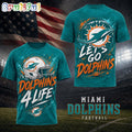 Miami Dolphins NFL Fan For Life Limited Edition 3D Shirt