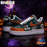 Miami Dolphins NFL Fear The Team Halloween Air Force 1 Shoes Sneakers