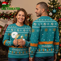 Miami Dolphins Peanuts Snoopy Ugly Christmas Sweater