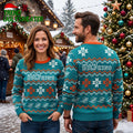 Miami Dolphins Winter Graphic Ugly Christmas Sweater