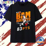 Miami Heat Adebayo 2026 Celebarte 83 Points History graphic T Shirt