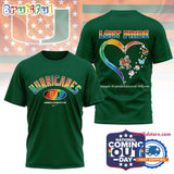 Miami Hurricanes 2025 NCAA National Coming Out Day LGBT Pride Unisex 3D Shirt