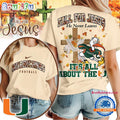 Miami Hurricanes 2025 NCAA Season Fall For Jesus Unisex 3D Shirt