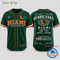 Miami Hurricanes 2026 NCAA For Life Fan Pride Baseball Jersey Shirt