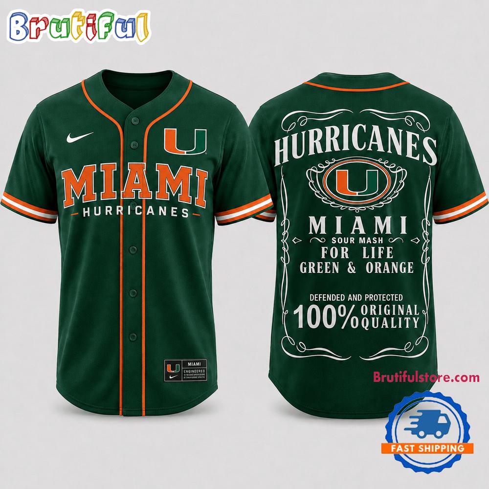 Miami Hurricanes 2026 NCAA For Life Fan Pride Baseball Jersey Shirt