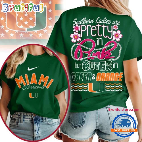 Miami Hurricanes 2026 NCAA Team Color Pride Unisex 3D Shirt