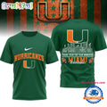 Miami Hurricanes Legends of the Game 3D Shirt