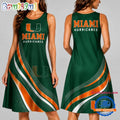 Miami Hurricanes NCAA Team Pride Women’s Sleeveless Dress
