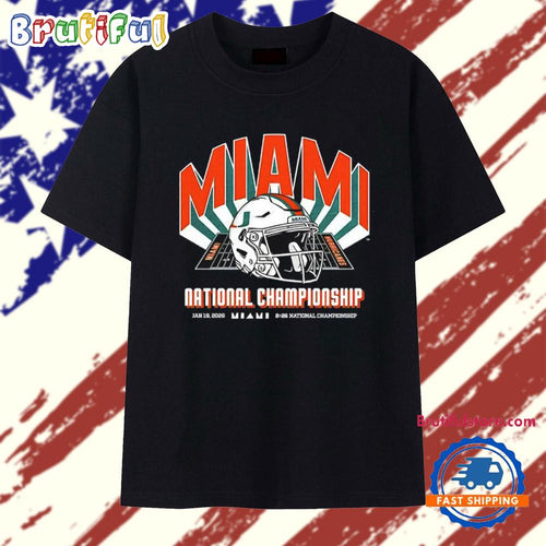 Miami Hurricanes Team 2026 CFP National Championship Game vs Indiana Hoosiers helmet T Shirt