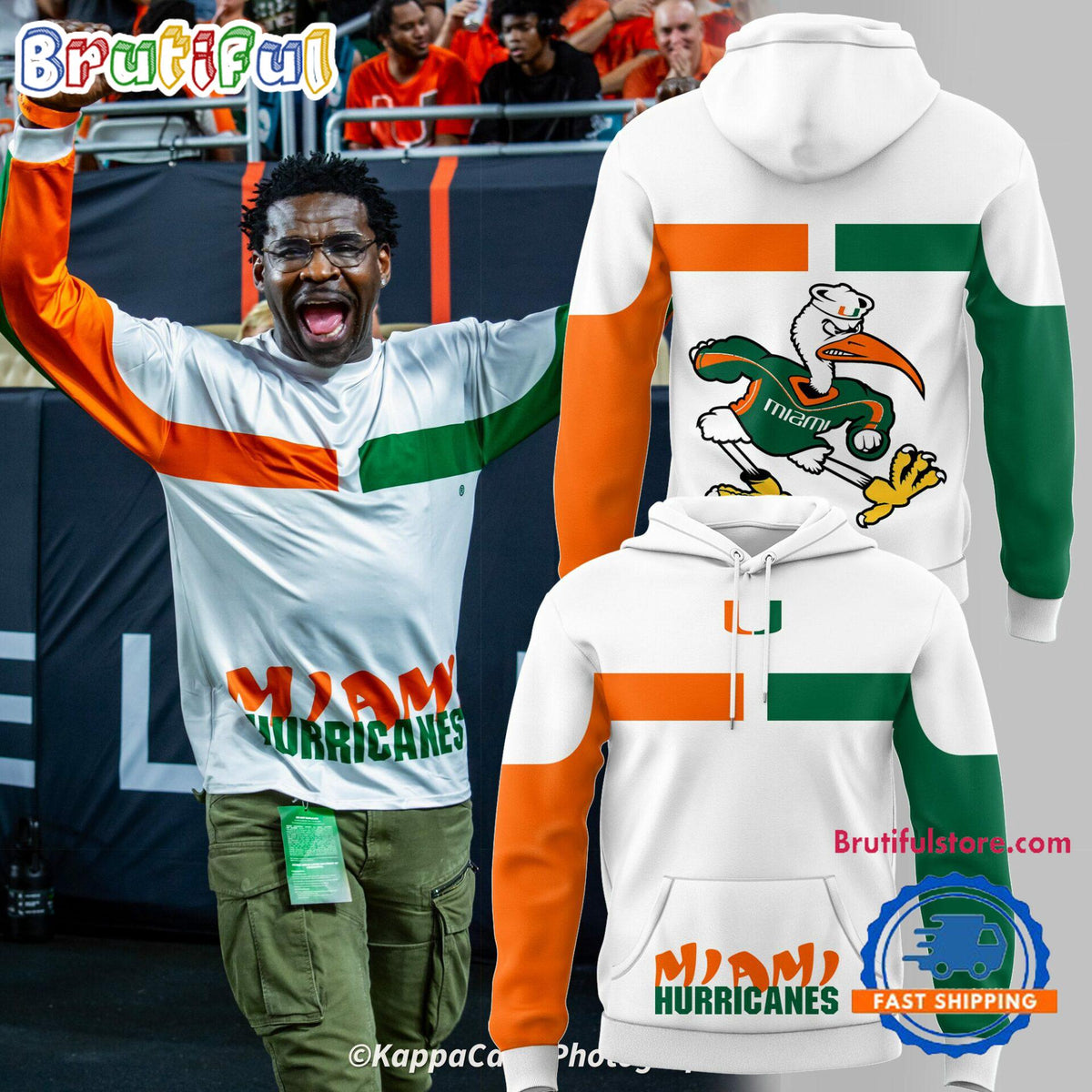 Miami Hurricanes x Michael Irvin Limited Edition Hoodie1