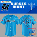 Miami Marlins NURSES NIGHT 2025 Jersey Shirt