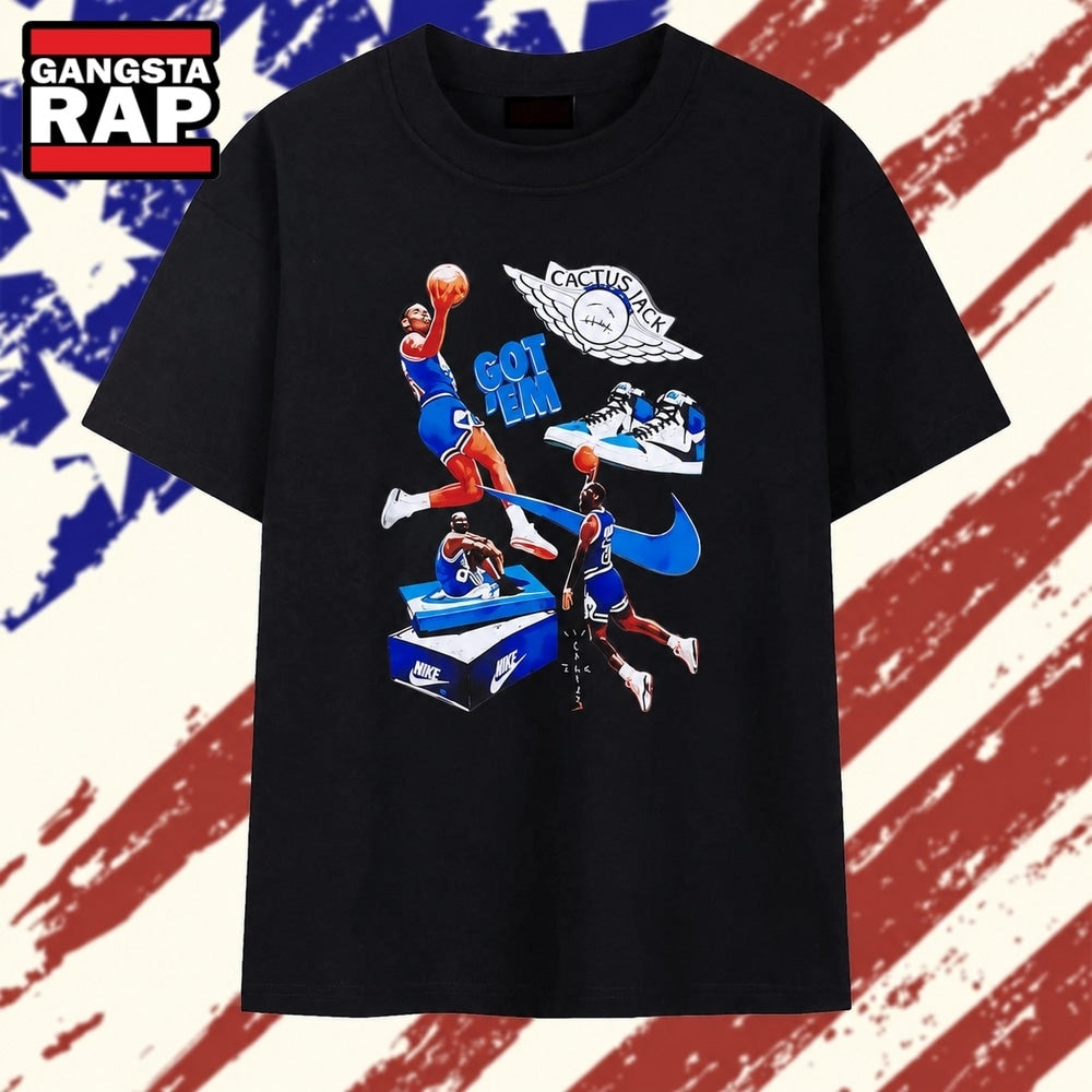 Michael Jordan Cactus Jack Got ‘Em T Shirt