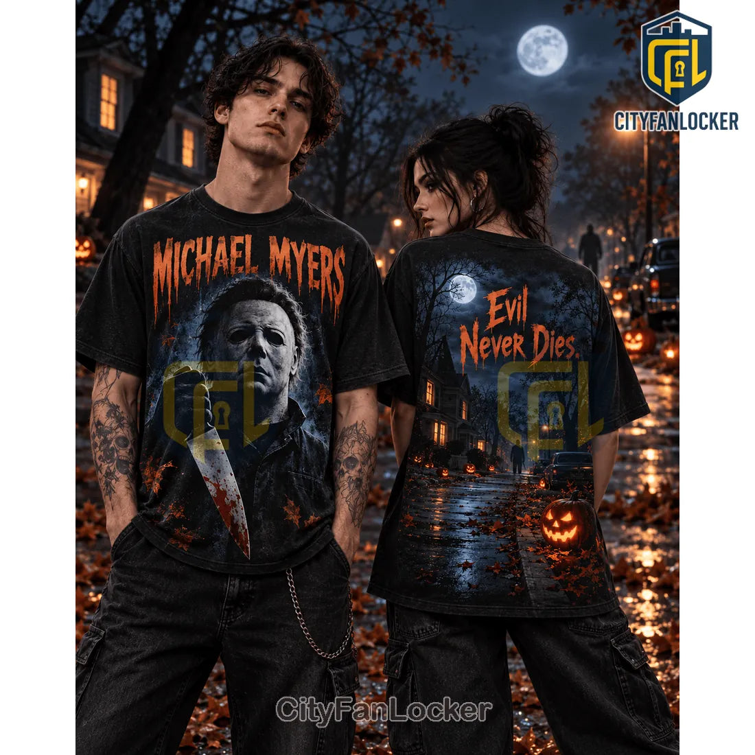 Michael Myers Evil Never Dies Halloween T-Shirt