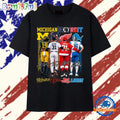 Michigan Detroit Sports Teams Wolverines Tigers Red Wings Lions Graphic T Shirt