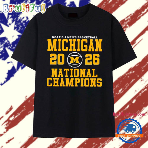 Michigan Men’s Basketball 2025-2026 National Champions T Shirt