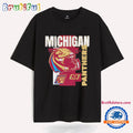 Michigan Panthers Helmet Frame Logo T Shirt