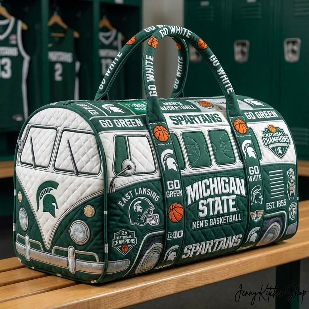 Michigan State Spartans Limited Quilted Duffle Bag