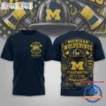Michigan Wolverines 2026 NCAA Firefighter Built for the Fire 3D Shirt