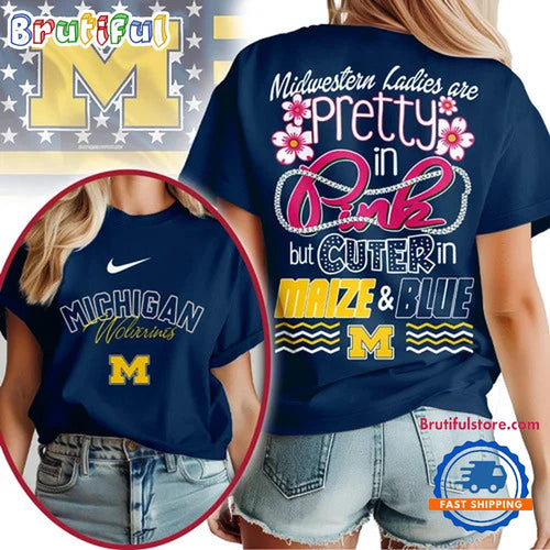 Michigan Wolverines 2026 NCAA Team Color Pride Unisex 3D Shirt