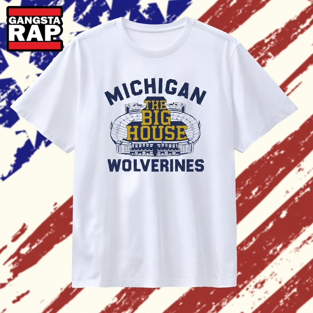 Michigan Wolverines Football The Big House T Shirt