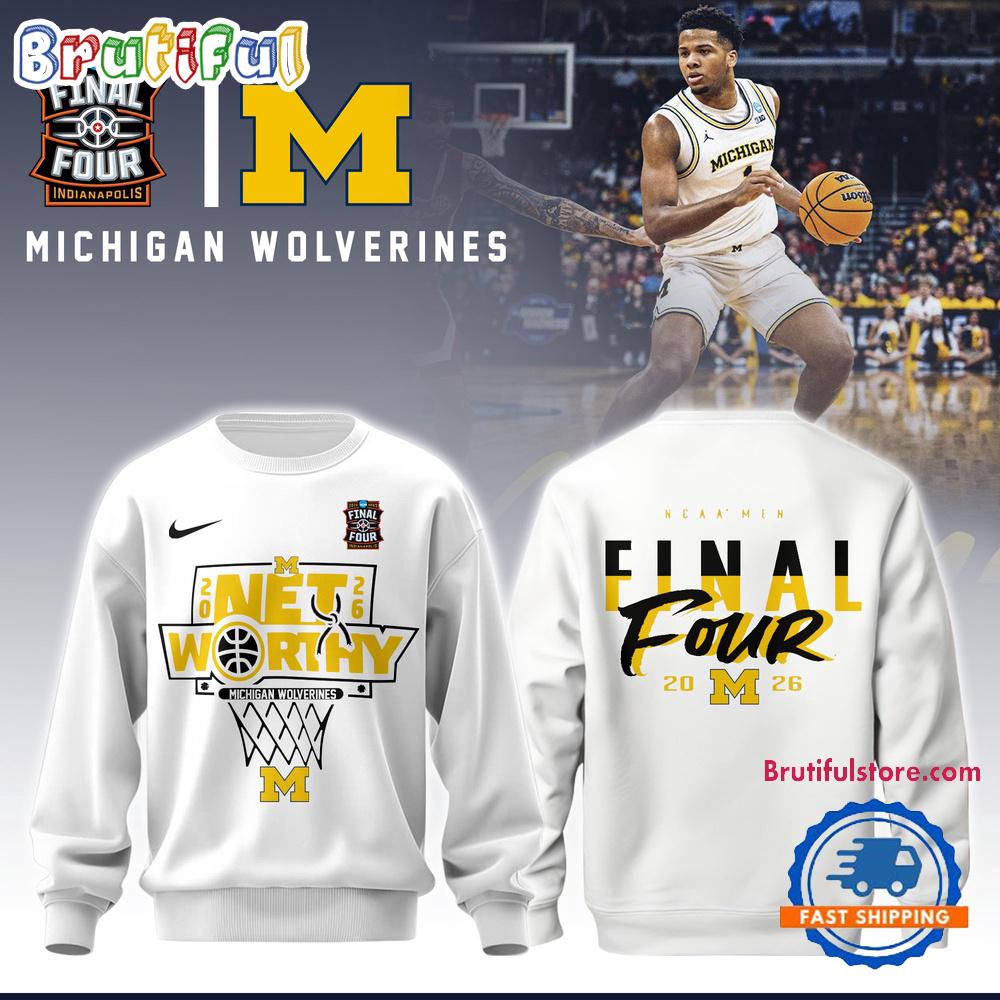 Michigan Wolverines Men’s Basketball 2026 Five Four Limited Edition Hoodie T-Shirt